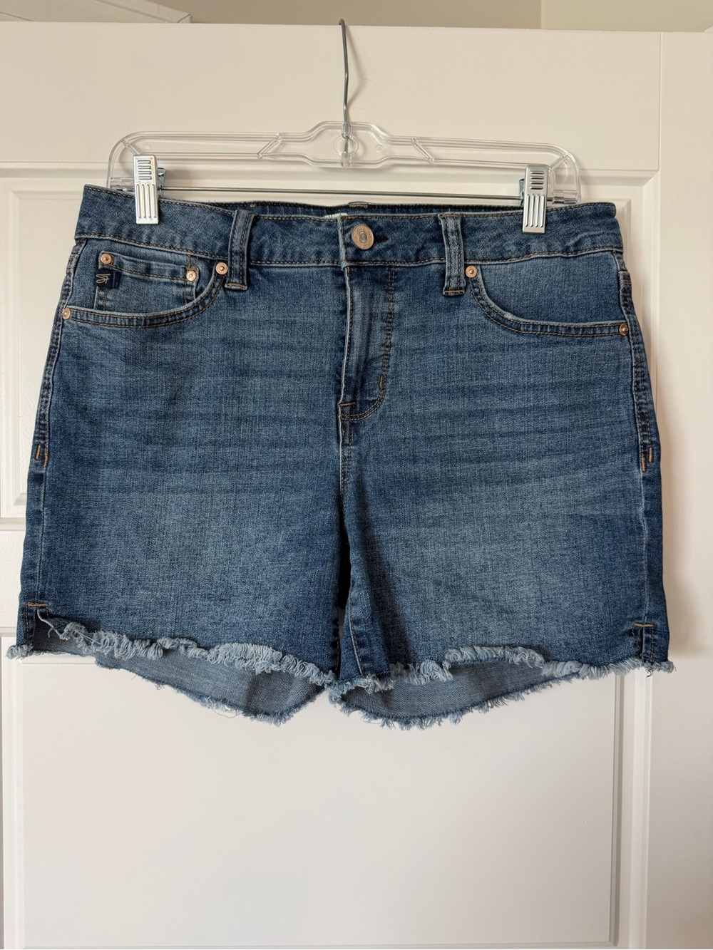 Seven7 Weekend Denim Shorts with raw hem